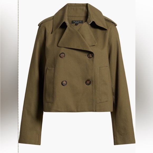 rag and bone Betty Crop Trench Coat - Picture 2 of 6